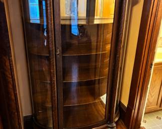 Claw Foot Curio Cabinet