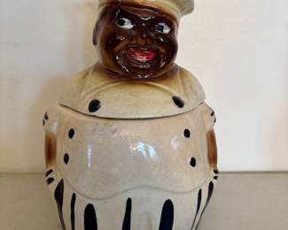 Vintage Black Chef Cookie Jar