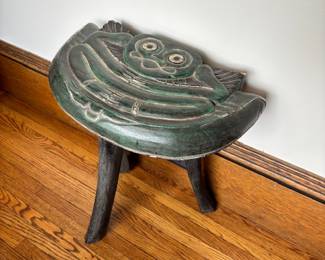 Carved Foot Stool
