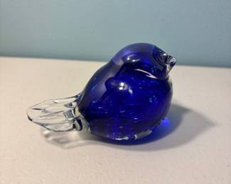 Hand Blown Glass Bird
