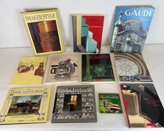 Architecture Design Book Collection Frank Lloyd Wright, Gaud, Art Nouveau