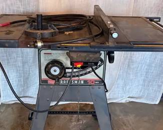 003 Sears Craftsman 10" Bench Saw Model 113.12171 on Stand (3450 RPM)