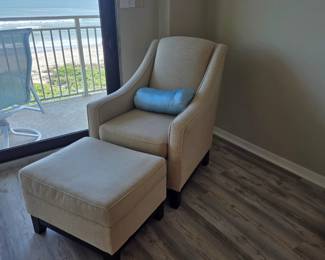 CHAIR W OTTOMAN  $100