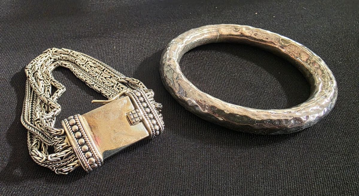Sterling Silver Bracelet and Bangle