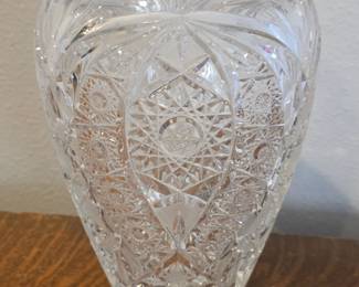 Cut Glass Vase