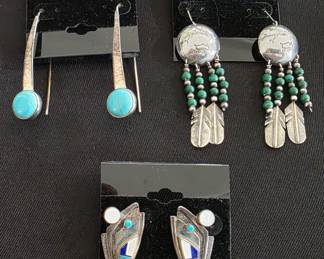 Artist Signed Earrings