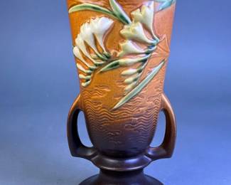 Roseville Freesia Pattern Vase,
