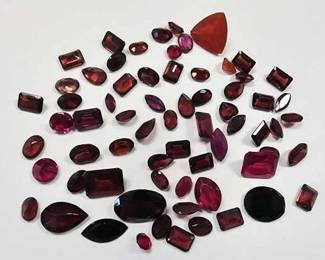 Assorted Loose Garnet Gemstones