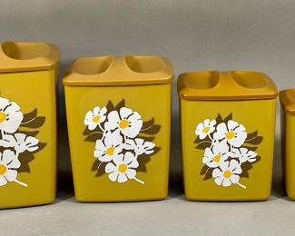 Vintage Floral Canisters