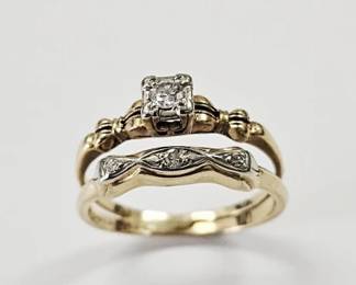 Vintage 14K Yellow Gold Wedding Ring