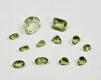Assorted Loose Peridot Gemstones