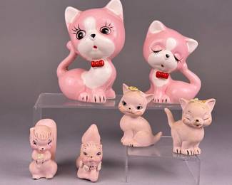 Vintage Cat Figurines