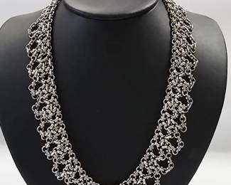 925 Sterling Silver Necklace India