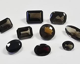 Assorted Loose Brown Topaz Gemstones