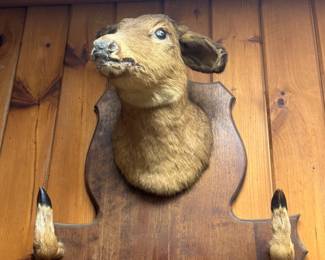Deer Head Gun Rack