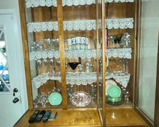 CUPBOARD FULL OF DRINKWARE FOR EVERY TYPE DRINK!