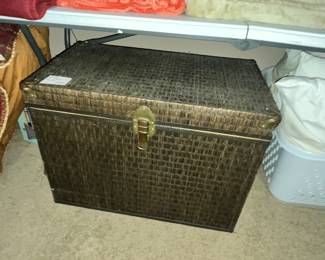 WICKER TRUNK