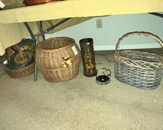 JUST SOME OF THE MANY, MANY BASKETS HERE!