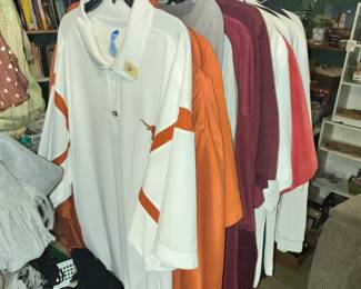 AND SOME MEN'S TEAM SHIRTS - LONGHORNS!