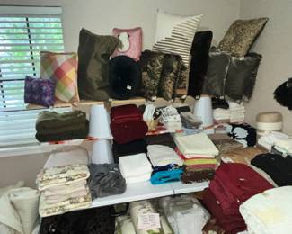 TOWELS, SHEETS, DECORATOR PILLOWS