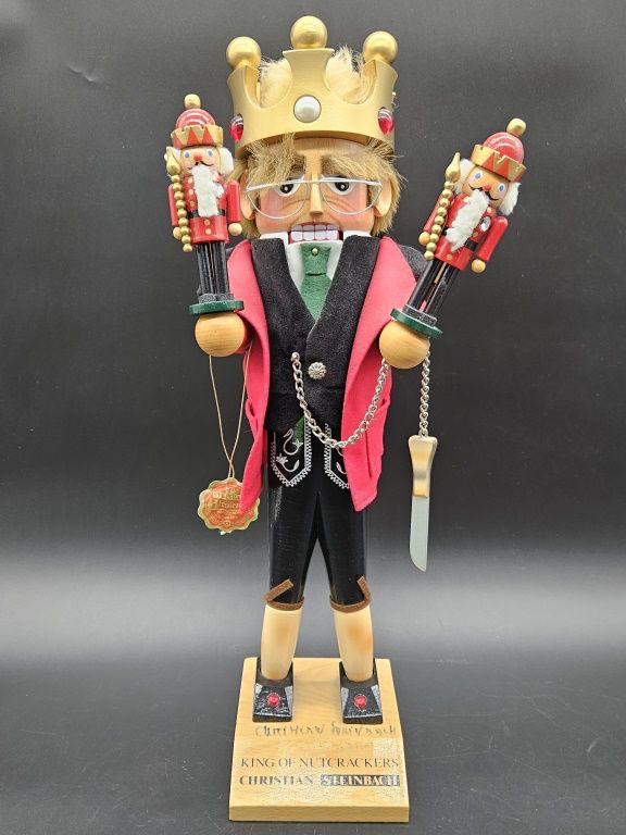 Signed Steinbach Nutcracker King of Nutcrackers