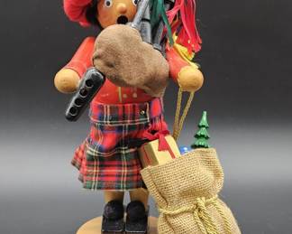 Signed Steinbach Incense Smoker - Scottish Santa