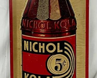 Nichol Kola Tin Tacker Emb. Sign, 8in x 24in