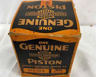 1942 NOS Harley-Davidson Genuine Piston with Original Box