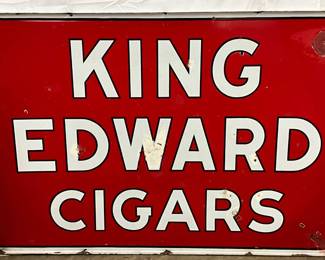 DSP King Edward Cigars Sign, 70in x 47in