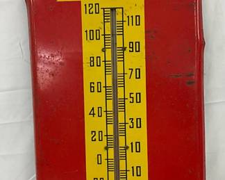 Royal Crown Cola Metal Thermometer with Arrow Design, 10 x 25.5in.