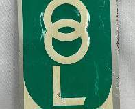 Embossed Metal Kool Cigarettes Advertising Sign, Measures 3.5 X 12