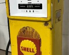 Bowser Model 595G Shell Gas Pump, Unrestored