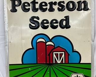 Emb. Peterson Seed Cookie Cutter Sign , 29in x 35in