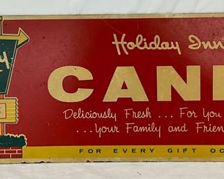 Holiday Inn Candy Masonite Sign, 36×12in.