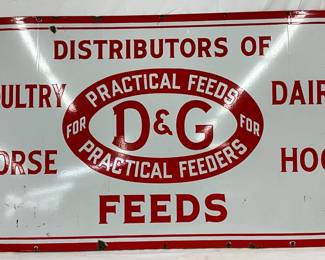 SSP D&G Feeds Advertising Sign, 54in x 30in