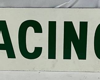 1967 DS Metal Quaker State Racing Oil Sign 26×5in.