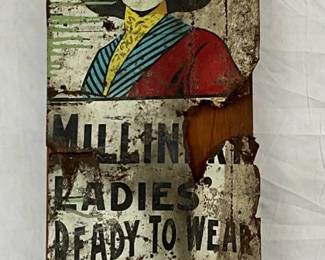 12x48 Dry Goods Metal Sign, Mt. Airy, NC