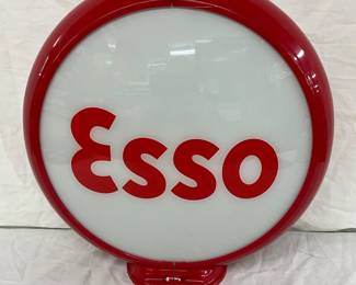 Contemporary Esso Pump Globe Plastic Ring Advertising Display