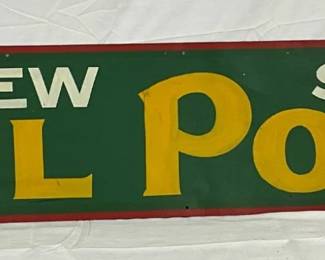 Mail Pouch Hand Painted Sign, 72×12 Inches