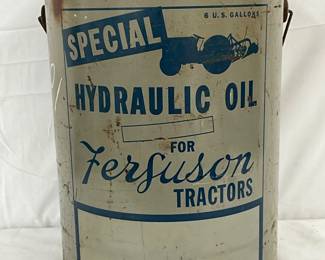 6-Gallon Ferguson Tractors Hydraulic Oil Can with Graphics