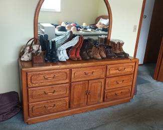 Dresser and boots