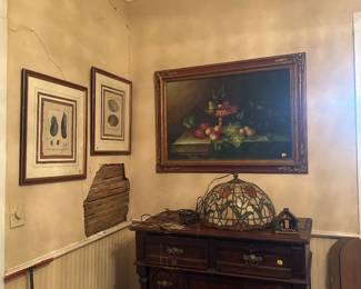 Lots of canvas and furniture 