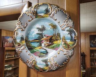 Hand painted plate or bowl