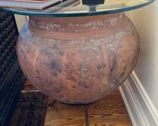 African Pot With Stand by Auer Designs