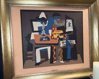 Three Musicians Pablo Picasso Print