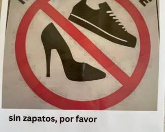 No shoes, no blue booties at this sale