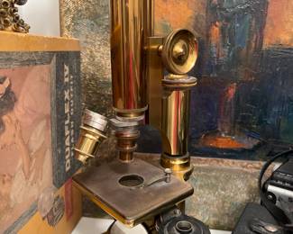 Vintage Microscope 