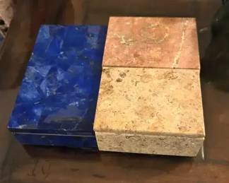 Stone Boxes With Lids