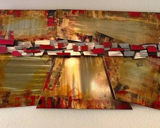 Abstract Metal Art Piece