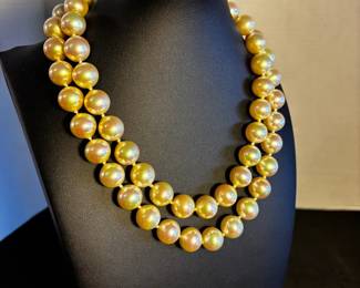 Faux Double Strand Necklace